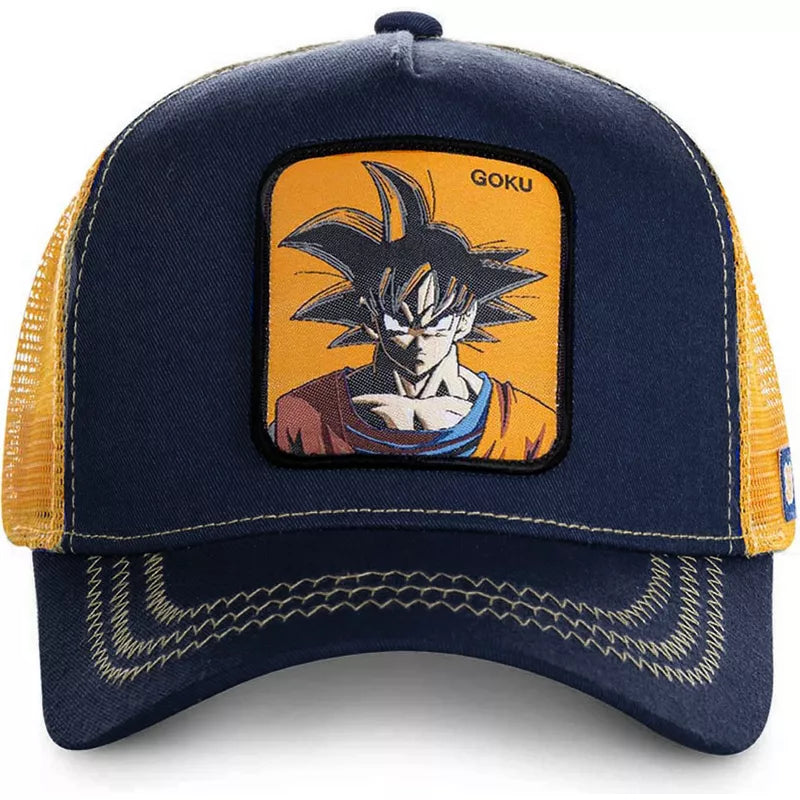 Capslab Trucker Dragon Ball Super Goku Snapback Blue/Orange