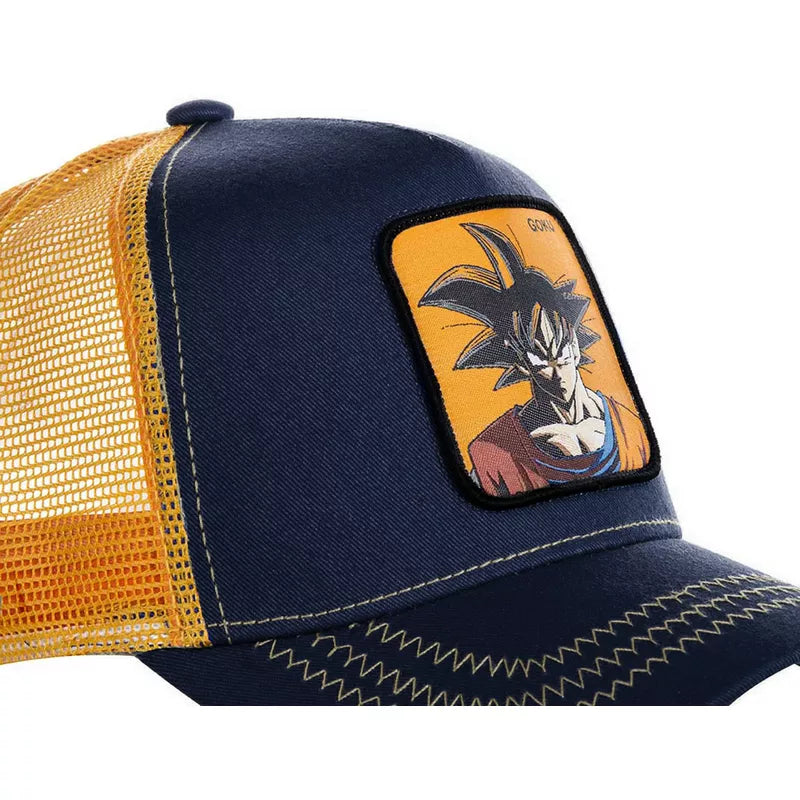 Capslab Trucker Dragon Ball Super Goku Snapback Blue/Orange